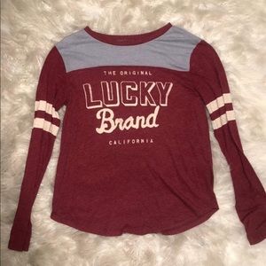 Long sleeve lucky brand Tee